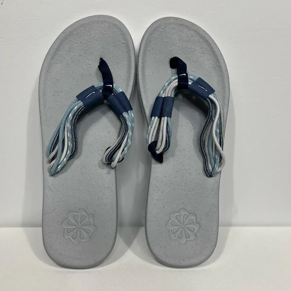 Nike Men’s Blue Ecohaueh Flip Flops Thong Sandal / Size-13